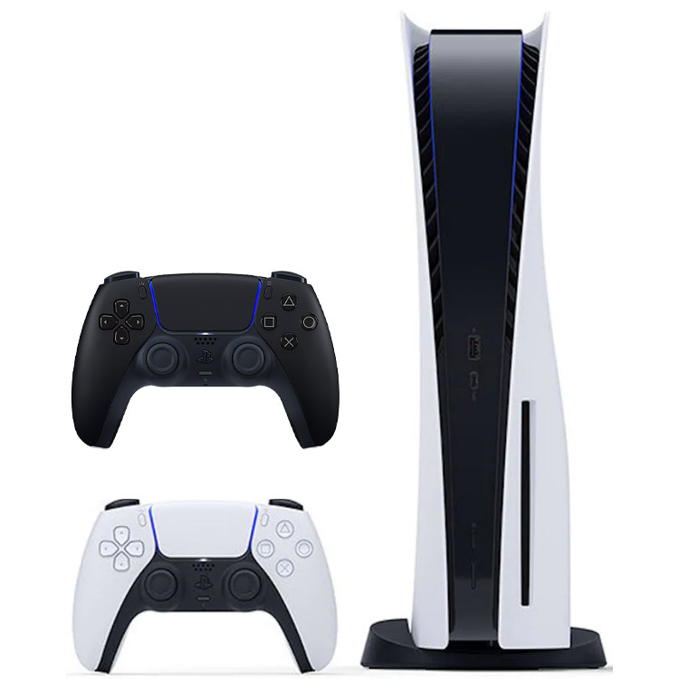کنسول PlayStation 5 دیسک خور + دوال سنس سیاه