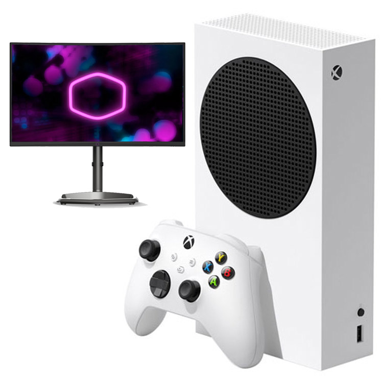 خرید ایکس باکس سری اس +‌ مانیتور Cooler Master GM27-CFX