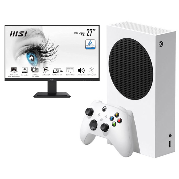 خرید ایکس باکس سری اس ۵۱۲GB + مانیتور MSI Pro MP273