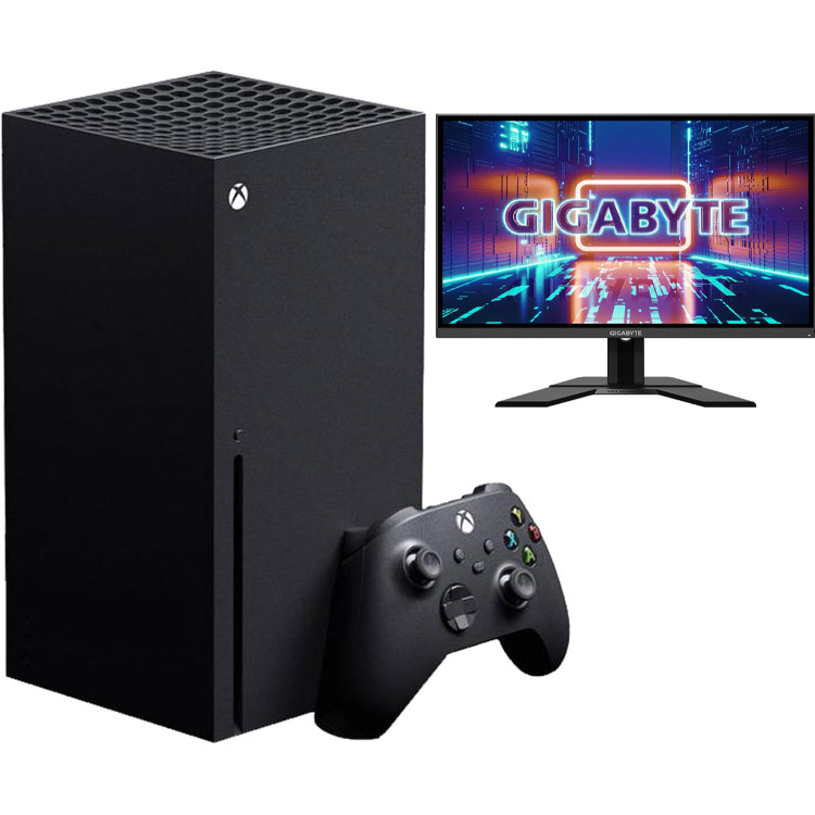 خرید ایکس باکس سری ایکس + مانیتور Gigabyte G27F