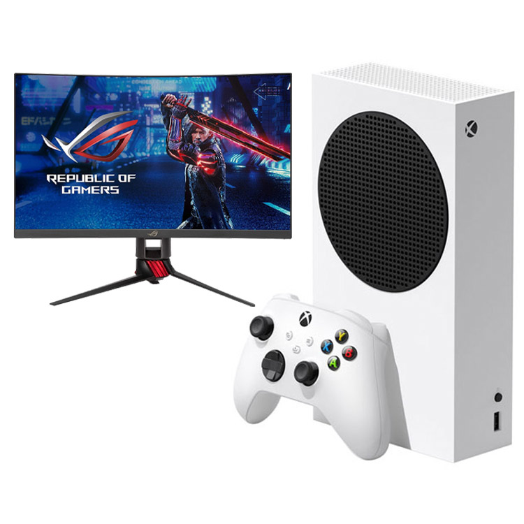 خرید ایکس باکس سری اس ۵۱۲GB + مانیتور ROG Strix XG27WQ