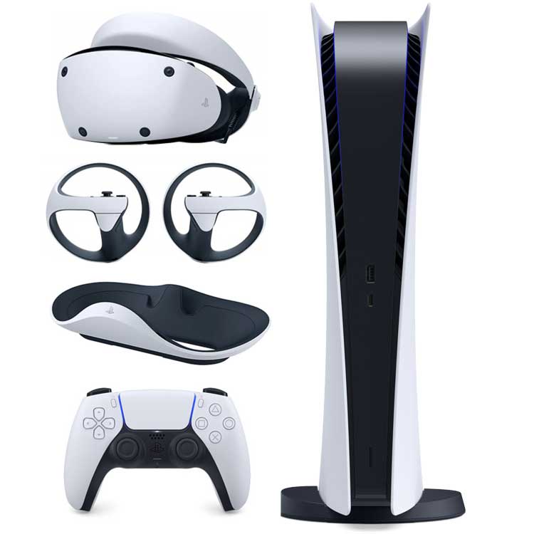 خرید پلی استیشن ۵ دیجیتال + هدست PS VR2 باندل Essential