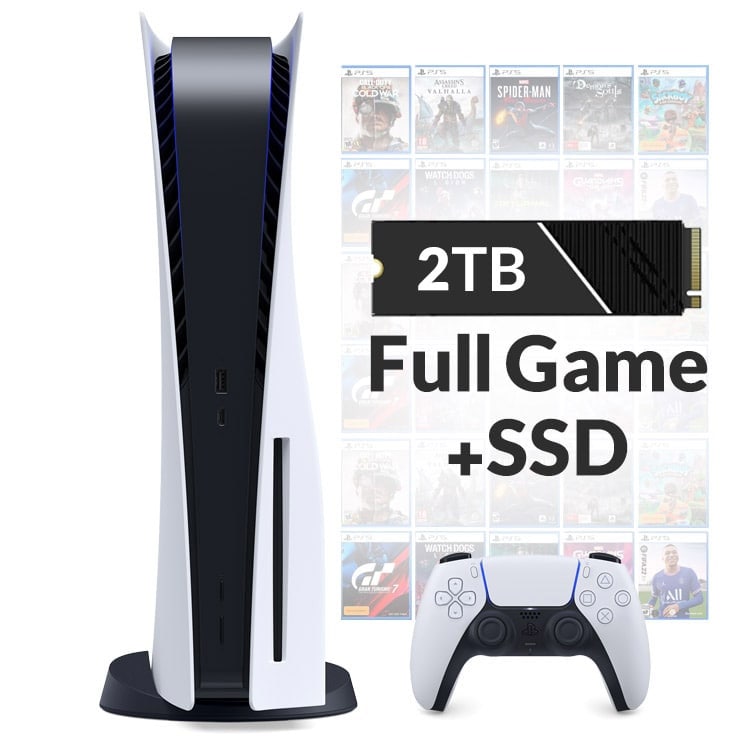 خرید پلی استیشن ۵ – به همراه SSD دو ترابایت Full Game