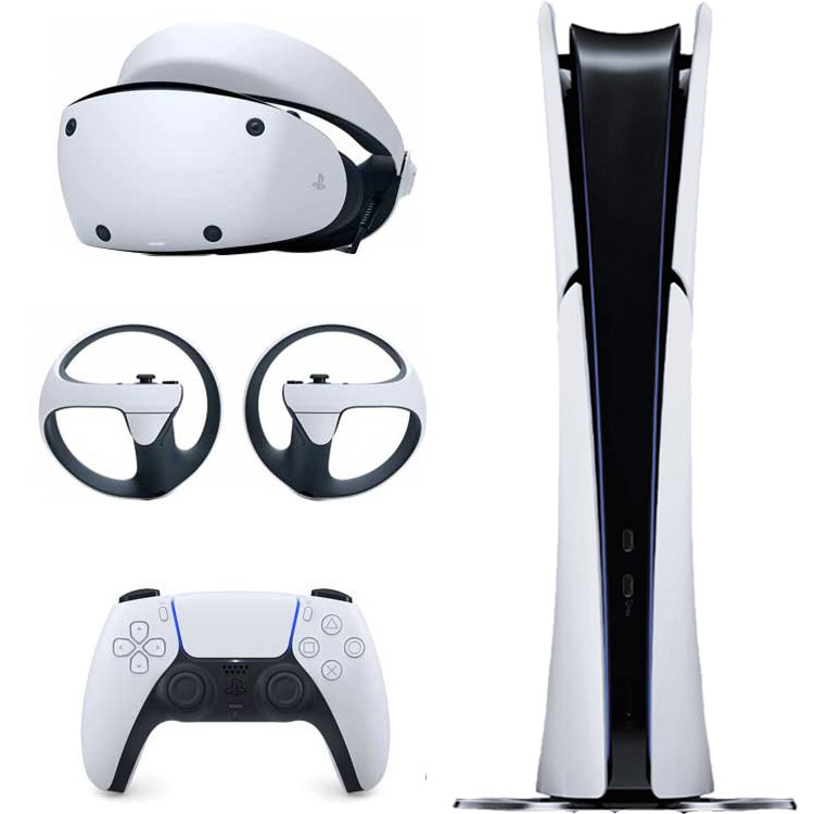 خرید پلی استیشن ۵ اسلیم دیجیتال + هدست PS VR2