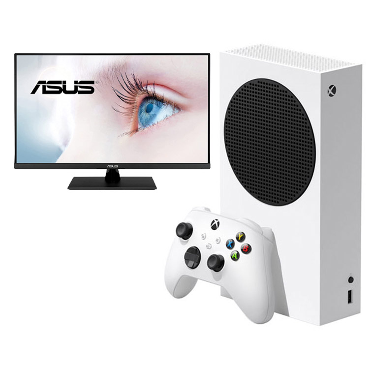 خرید ایکس باکس سری اس ۵۱۲GB + مانیتور Asus VP32AQ