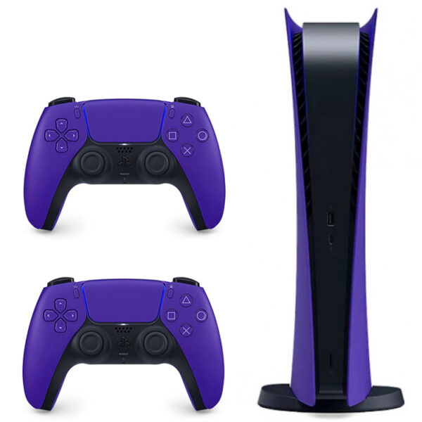 خرید PS5 نسخه دیجیتال + دو عدد دوال سنس - بنفش