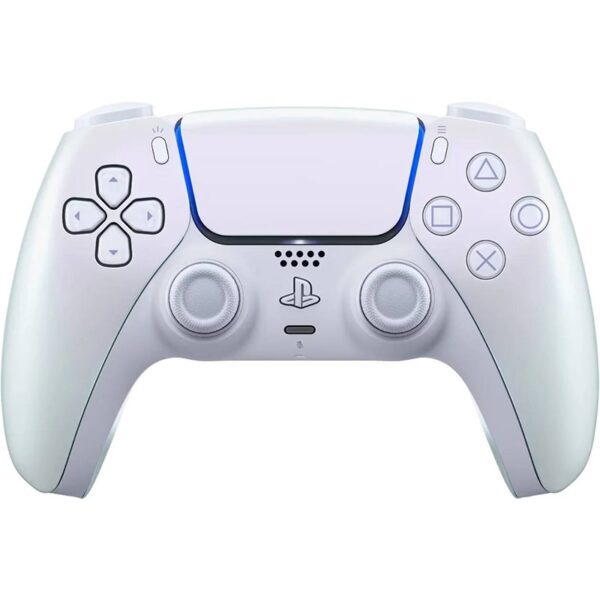 Controller ps5 white metallic