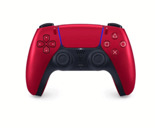 Controller ps5 red metallic